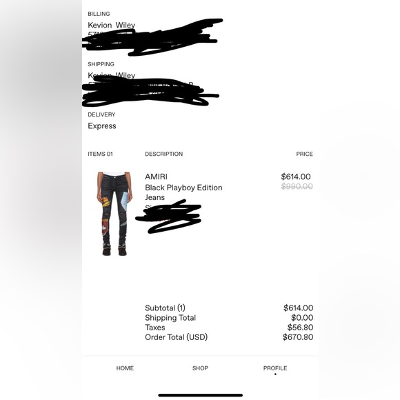 AMIRI MAGAZINE COVER JEANS BLACK - Picture 6 of 6